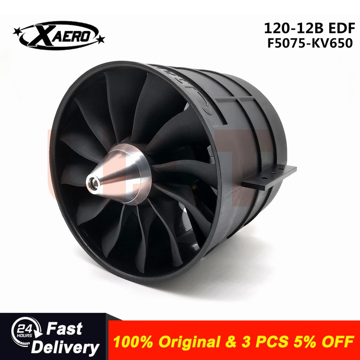 120mm 12-블레이드 EDF 덕트 팬, F5075- - Brushless Motor Thrust Test Stand 리뷰 및 가격