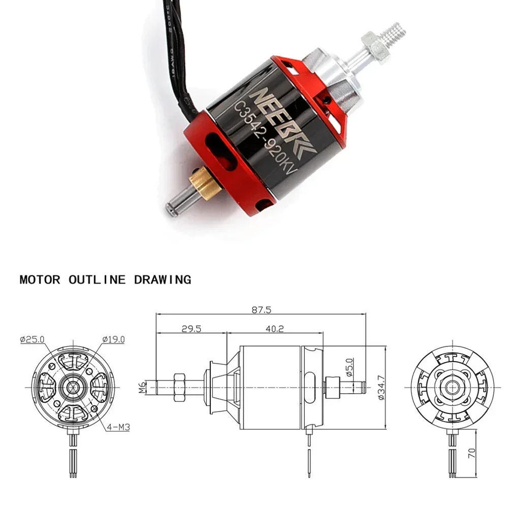1/2/4PCS 3542 920KV 1400KV RC  - Brushless Motor Thrust Test Stand 리뷰 및 가격